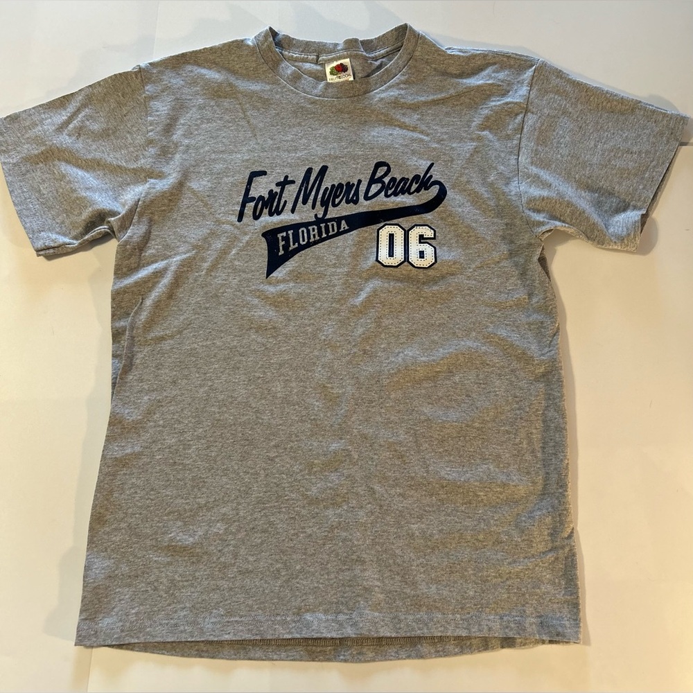 Vintage Fort Myers’s Gray Short Sleeve Tee Size Large
